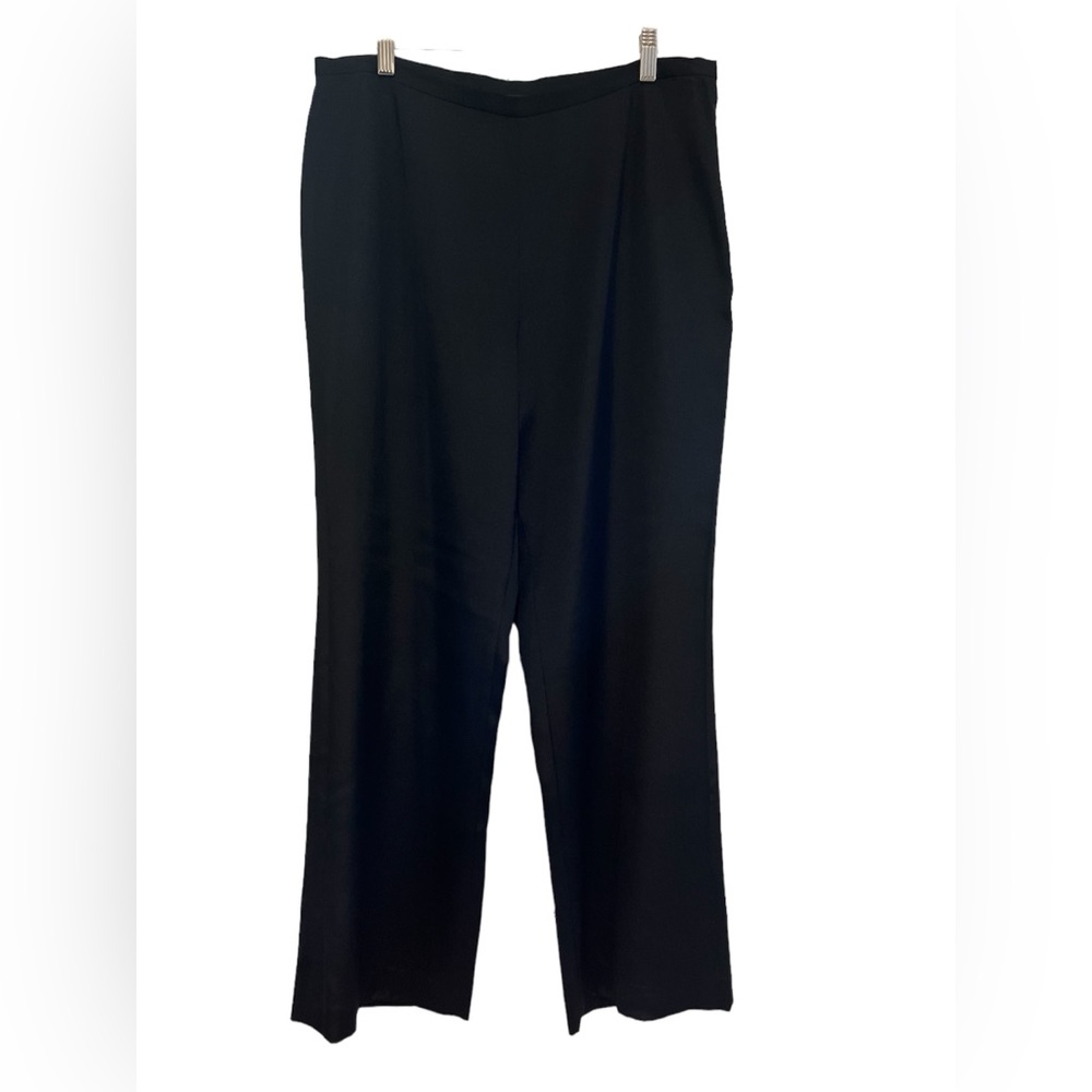 Lafayette 148 New York Womens Silk Hook & Eye Straight Leg Formal Pants Size 14